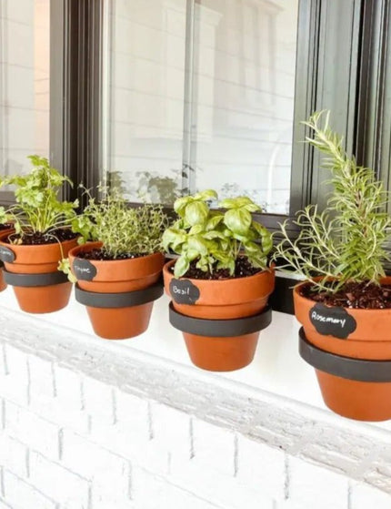 The Yonkers Horizontal Planter Plant Holder 20" Style 4" Pots | Industrial Farm Co