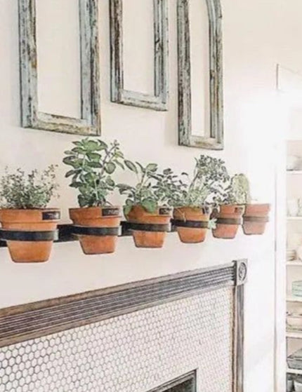 The Yonkers Horizontal Planter Plant Holder 20" Style 4" Pots | Industrial Farm Co