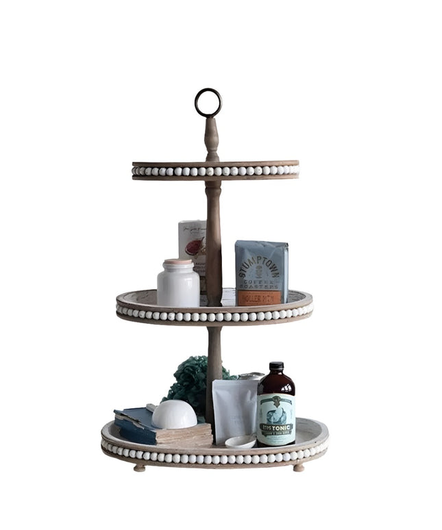 Three Tier Oval Tray  Default Title   | Industrial Farm Co