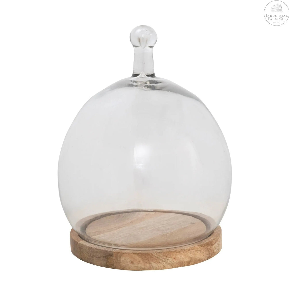 Top it Off Glass Cloche     | Industrial Farm Co