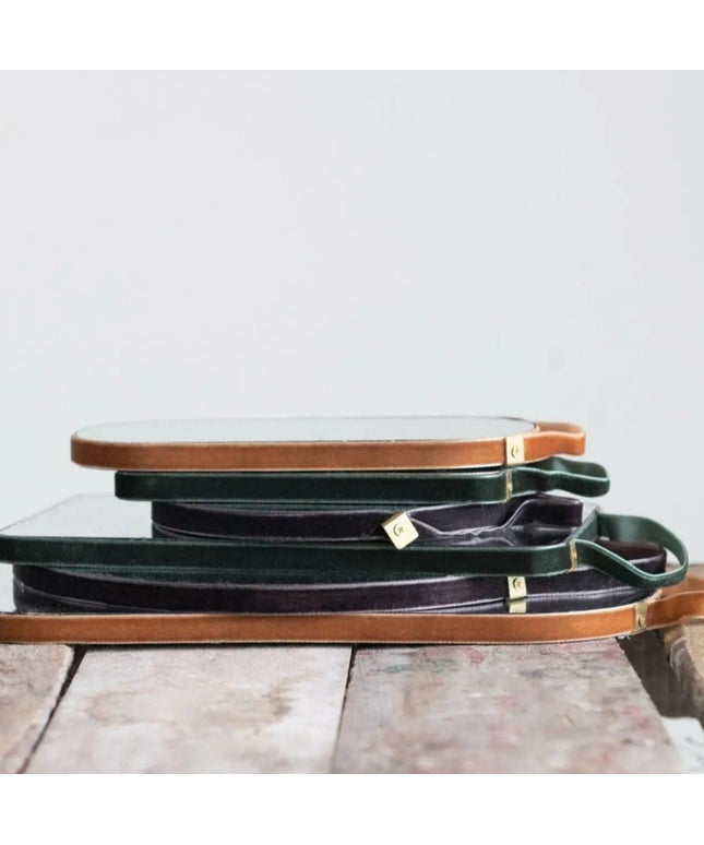 Velvet Edged Mirror Set     | Industrial Farm Co