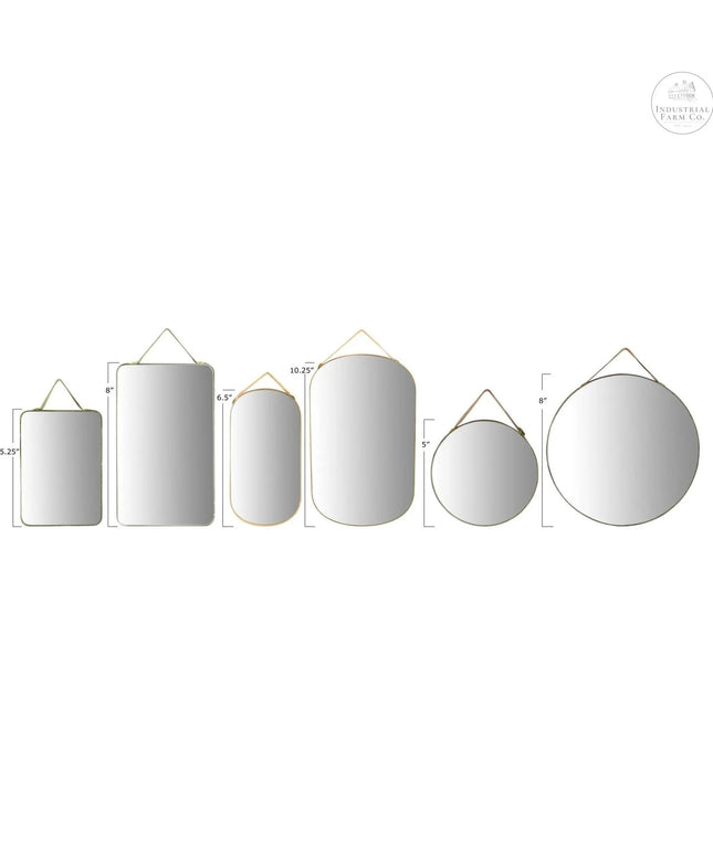 Velvet Edged Mirror Set     | Industrial Farm Co