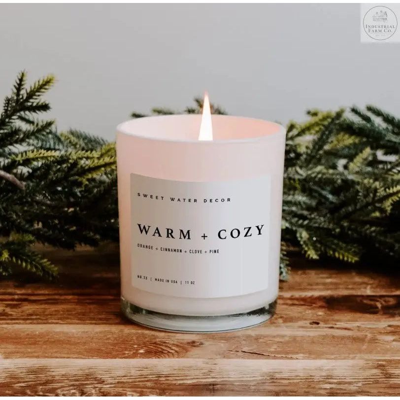 Warm and Cozy Soy Candle  Default Title   | Industrial Farm Co