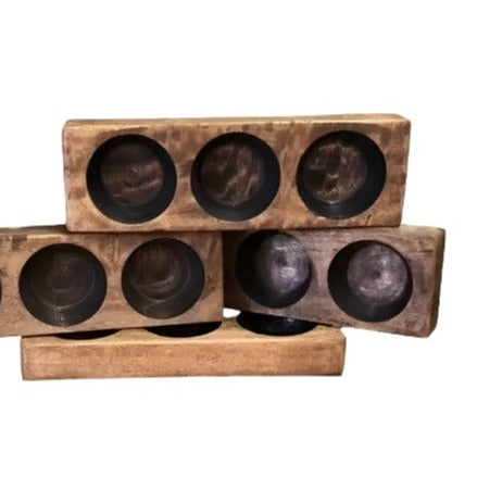 Wooden Cheese Mold  Two Hole Mold   | Industrial Farm Co