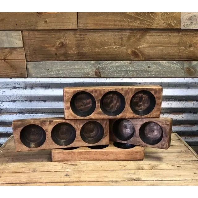Wooden Cheese Mold  Two Hole Mold   | Industrial Farm Co