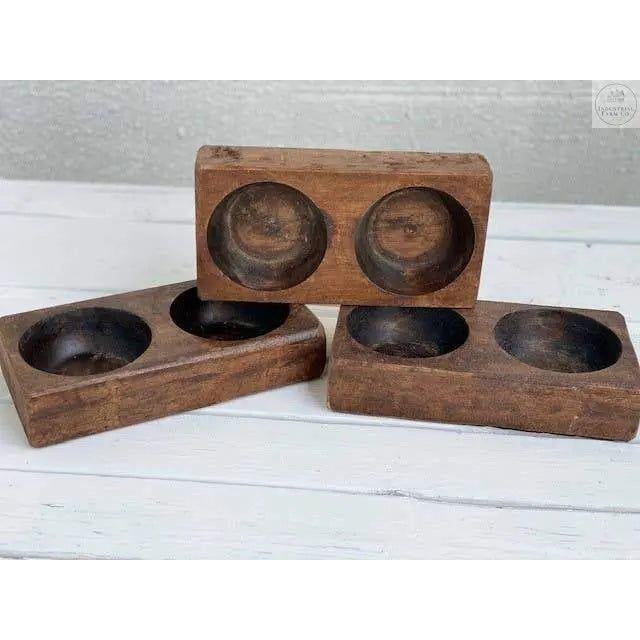 Wooden Cheese Mold  Three Hole Mold   | Industrial Farm Co