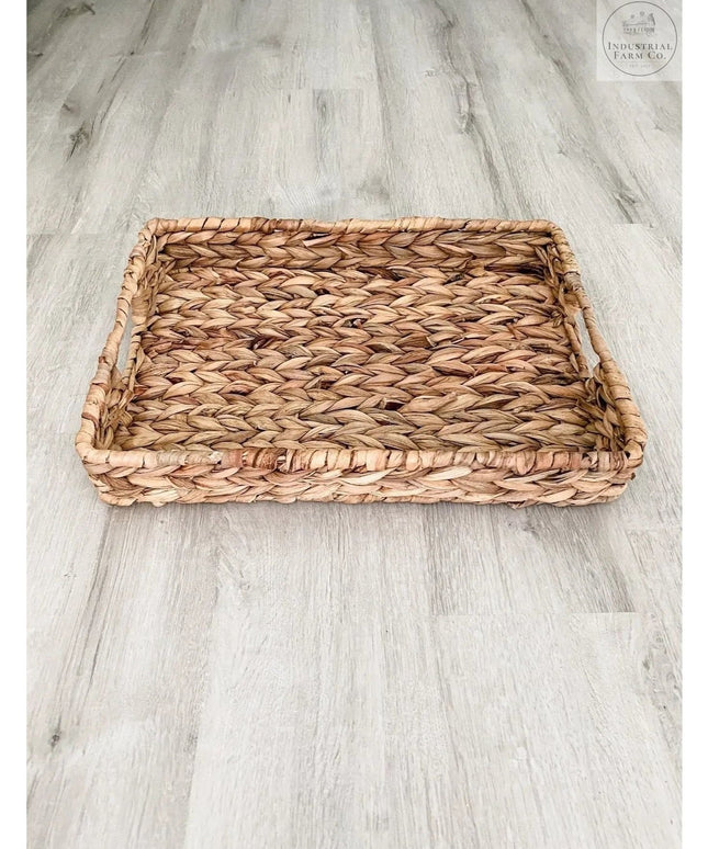Woven Ottoman Tray     | Industrial Farm Co